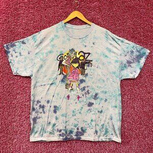 The Gorillaz Phase 1 Celebrity Take Down Rock Tie Dye 2X